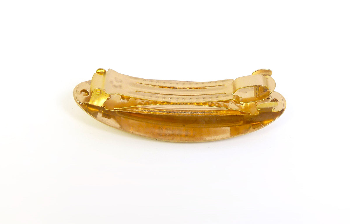 Gylden Metal Patent Hårspænde - SofiaGaver