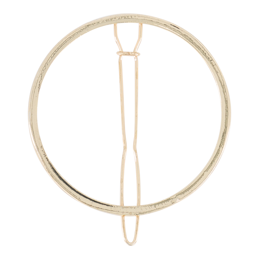 Gyldent Rundt Hårspænde