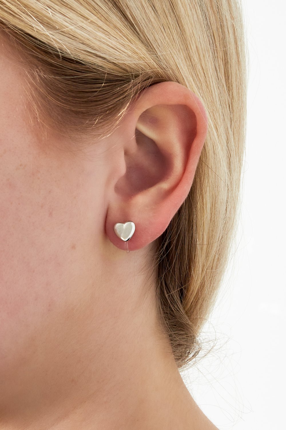 Små Hjerte Øreringe - Øreclips