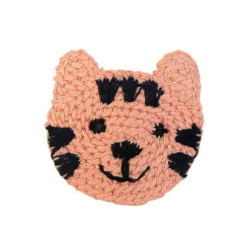 Hair Clip with Crochet Cat