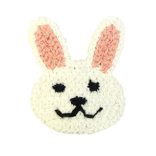 Hair Clip with Crochet Rabbit