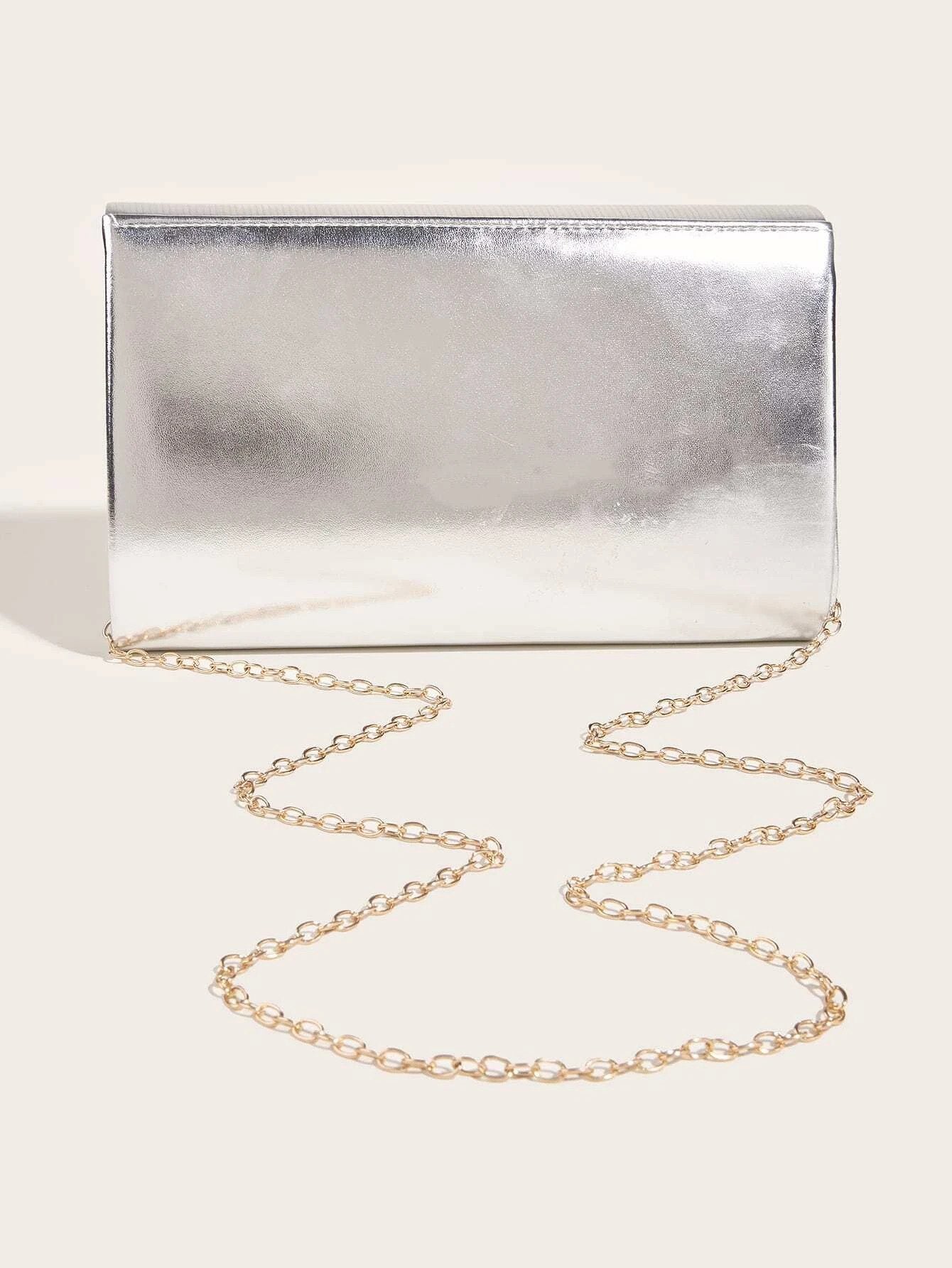 Sølv Clutch - Selskabstaske - SofiaGaver.dk