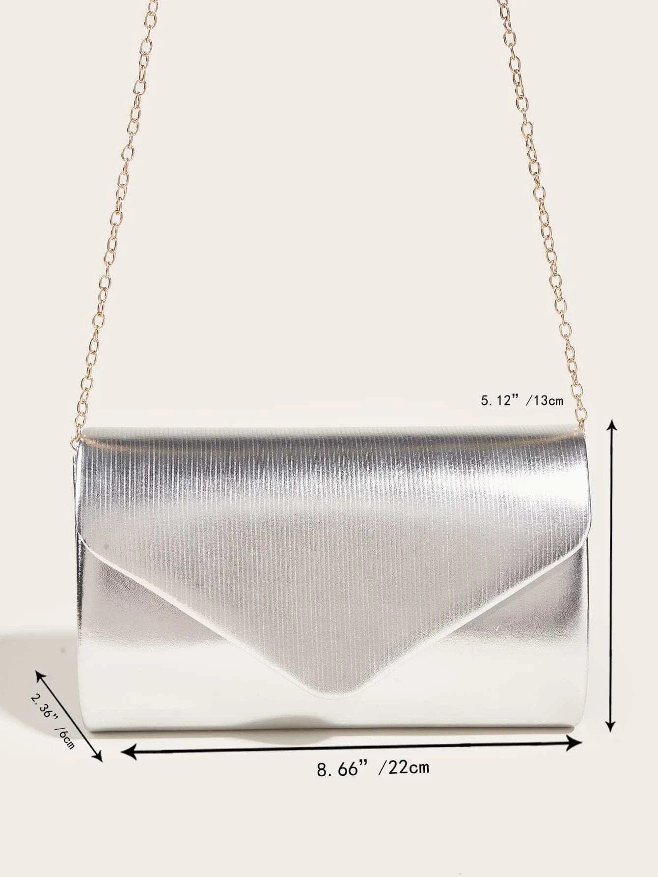 Sølv Clutch - Selskabstaske - SofiaGaver.dk