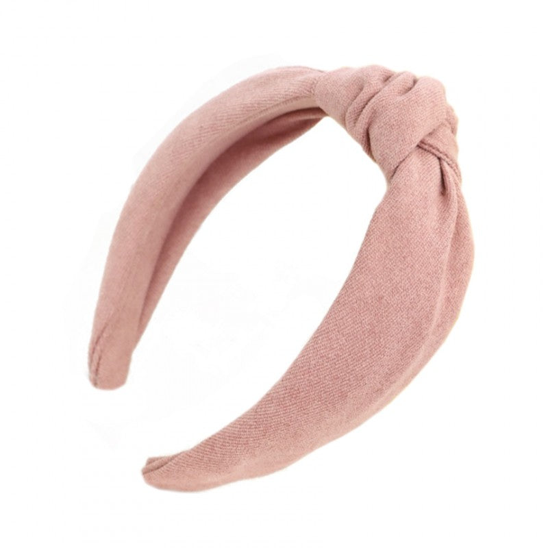 Rosa Hårbøjle med Knude Design - SofiaGaver.dk